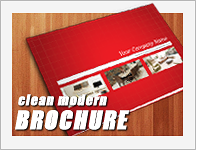 clean modern brochure template