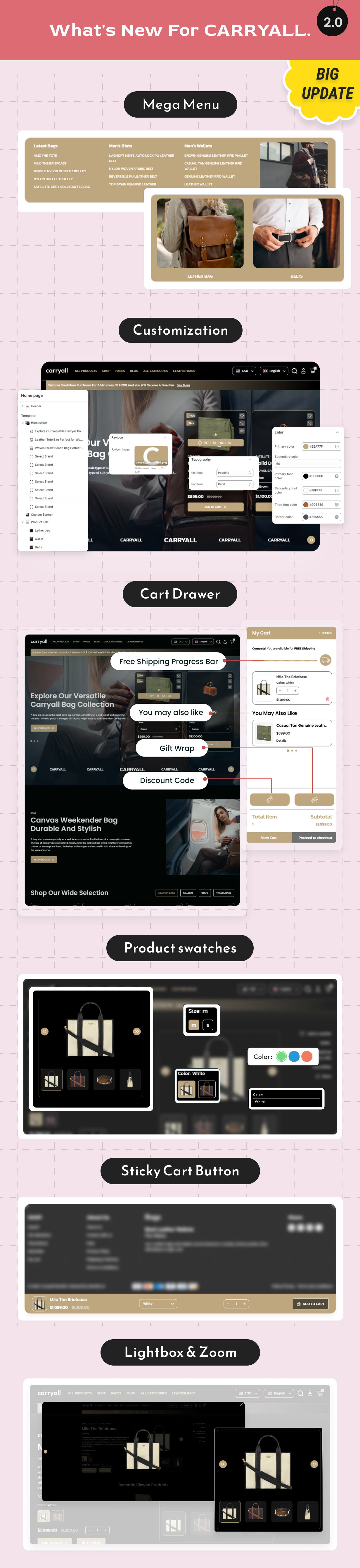 Carry All - Bags & Wallets Responsive Shopify 2.0 Theme - 6
