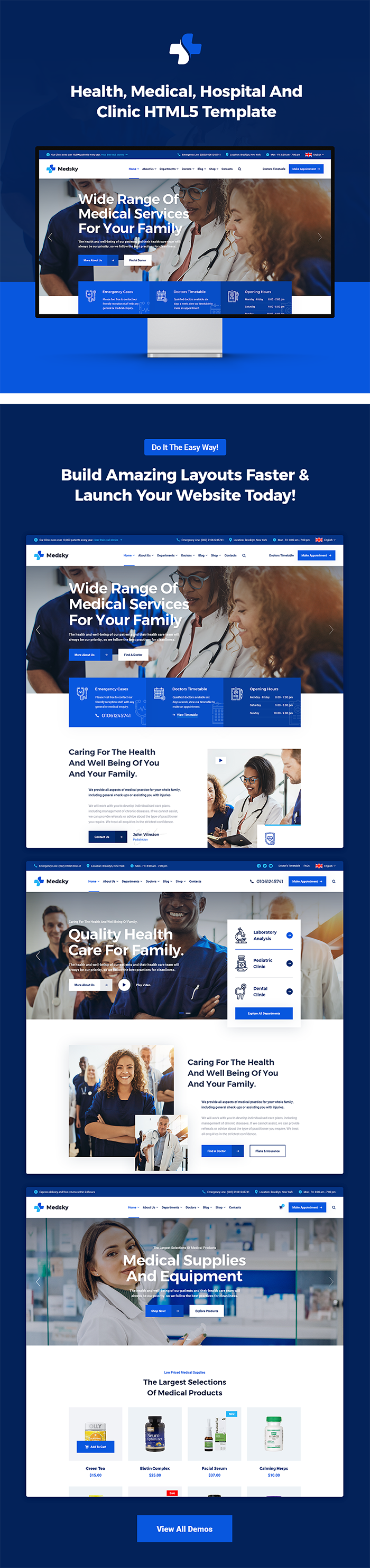 Medksy -Health Medical Clinic HTML5 Template - 1