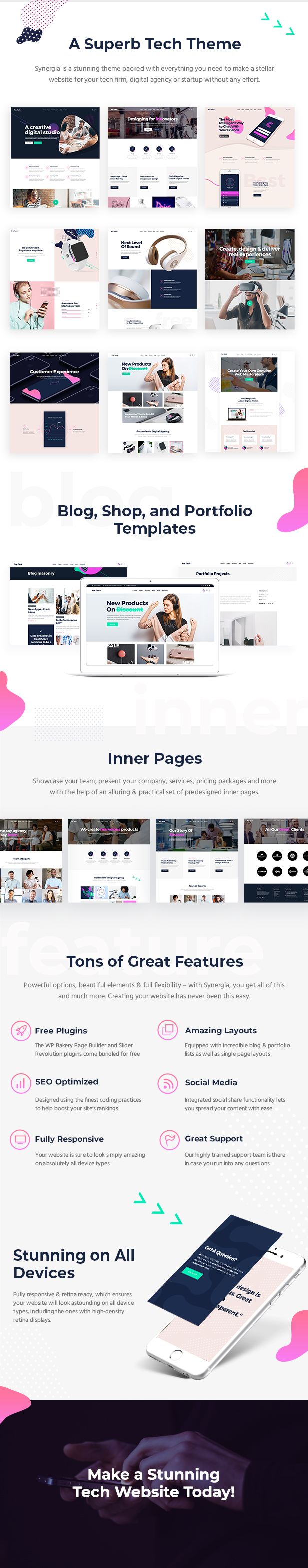 Synergia – Theme for digital agencies – 1