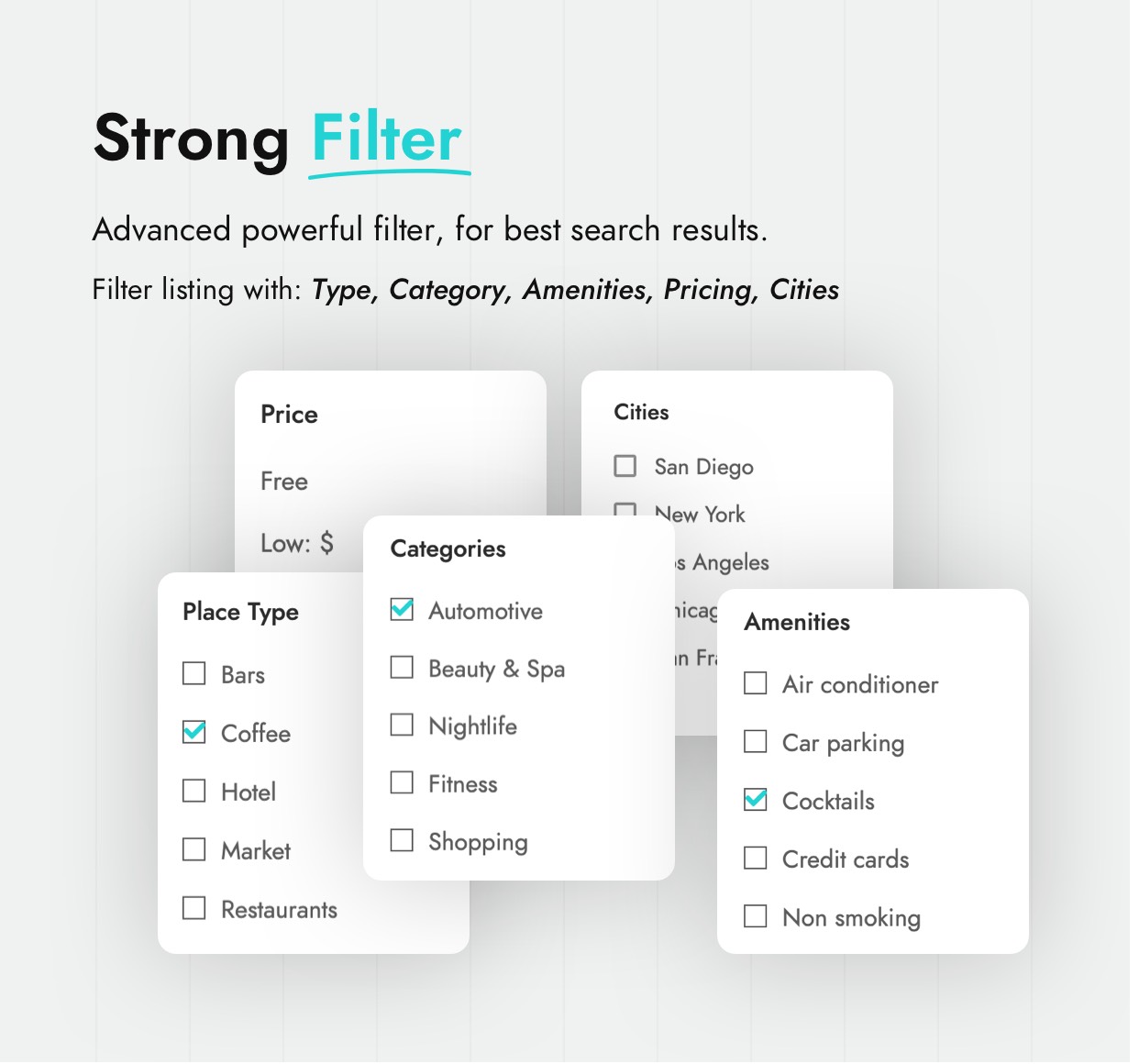 Listing Filter