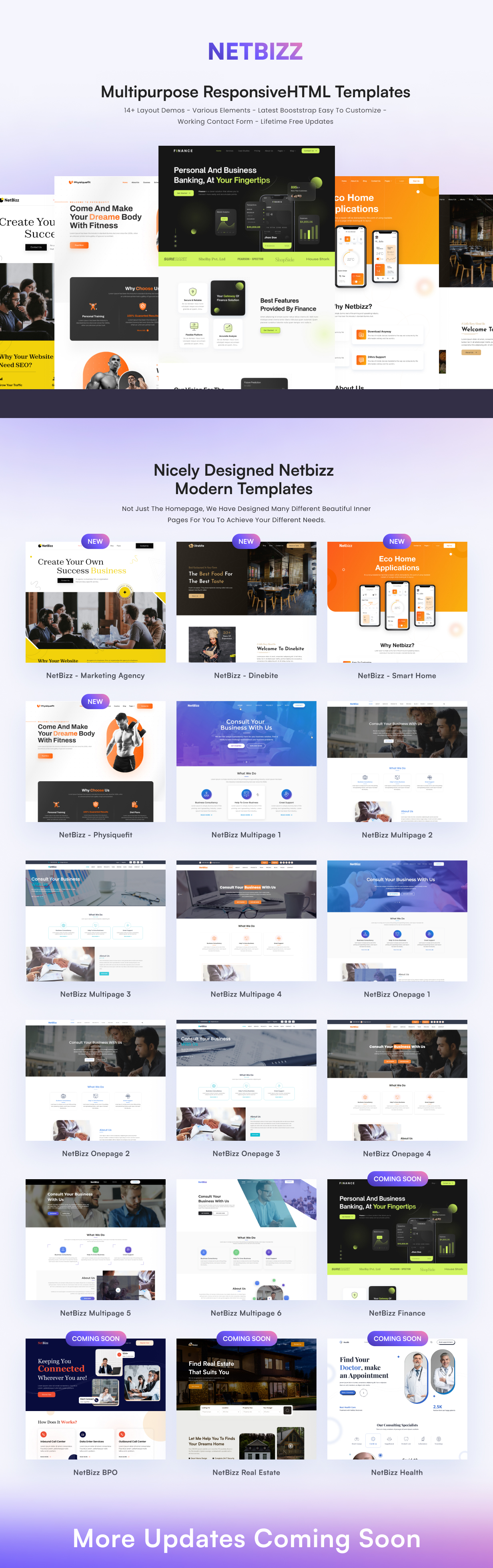 NetBizz Corporate Responsive HTML