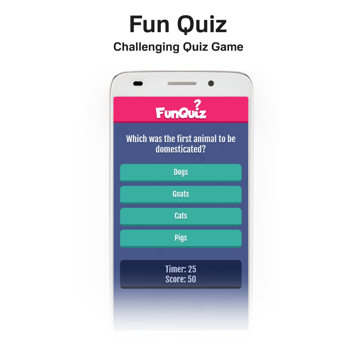 Fun Quiz Game Android Studio Project with AdMob Ads + Ready to Publish by  SEGADROID