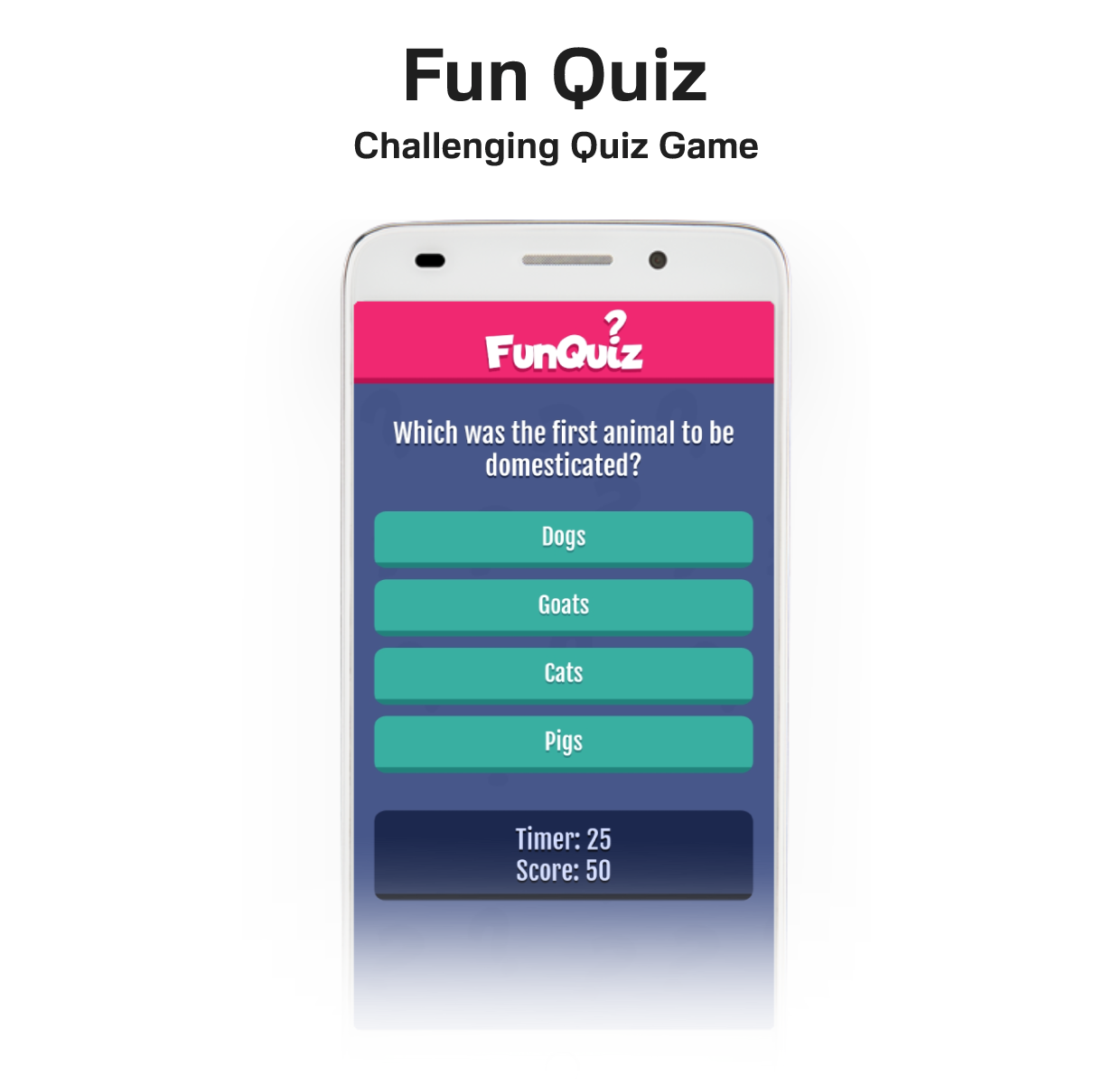 Fun Quiz Game Android Studio Project with AdMob Ads + Ready to Publish - 1
