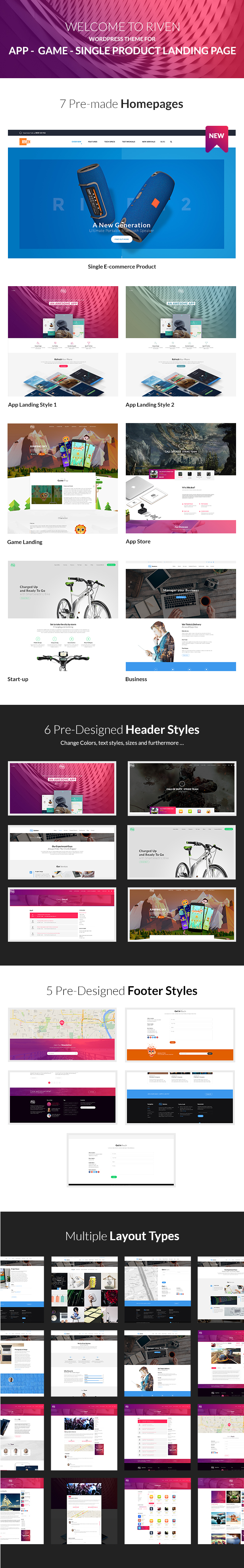 Riven - WordPress Theme for App, Game, Single Product Landing Page - 5