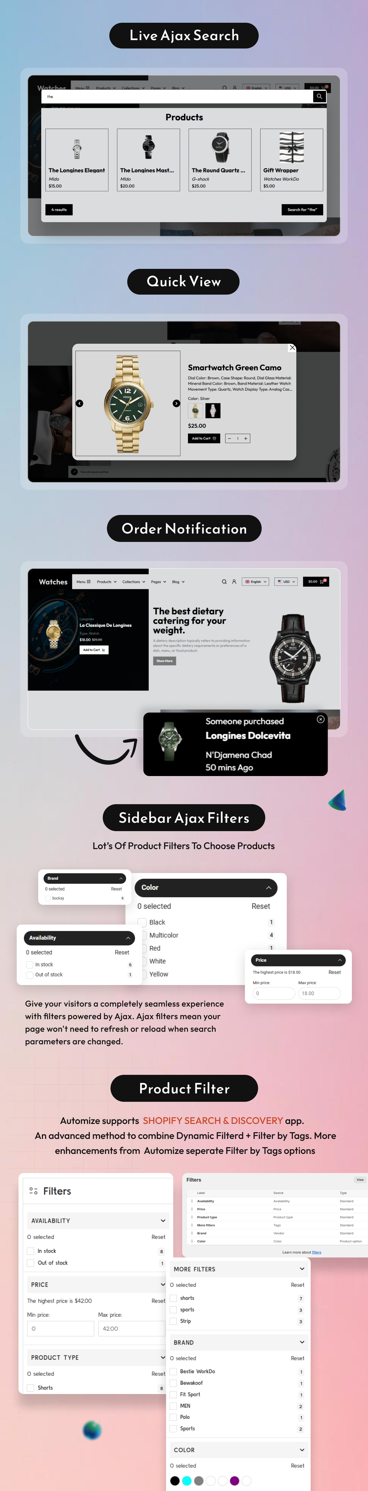 Watches - Luxury Watches & Jewelry Store Shopify 2.0 Theme - 11