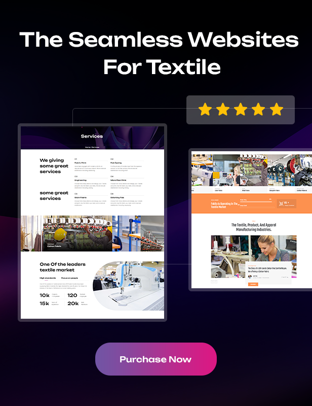 Fablio Textile Industry & Factory WordPress Theme