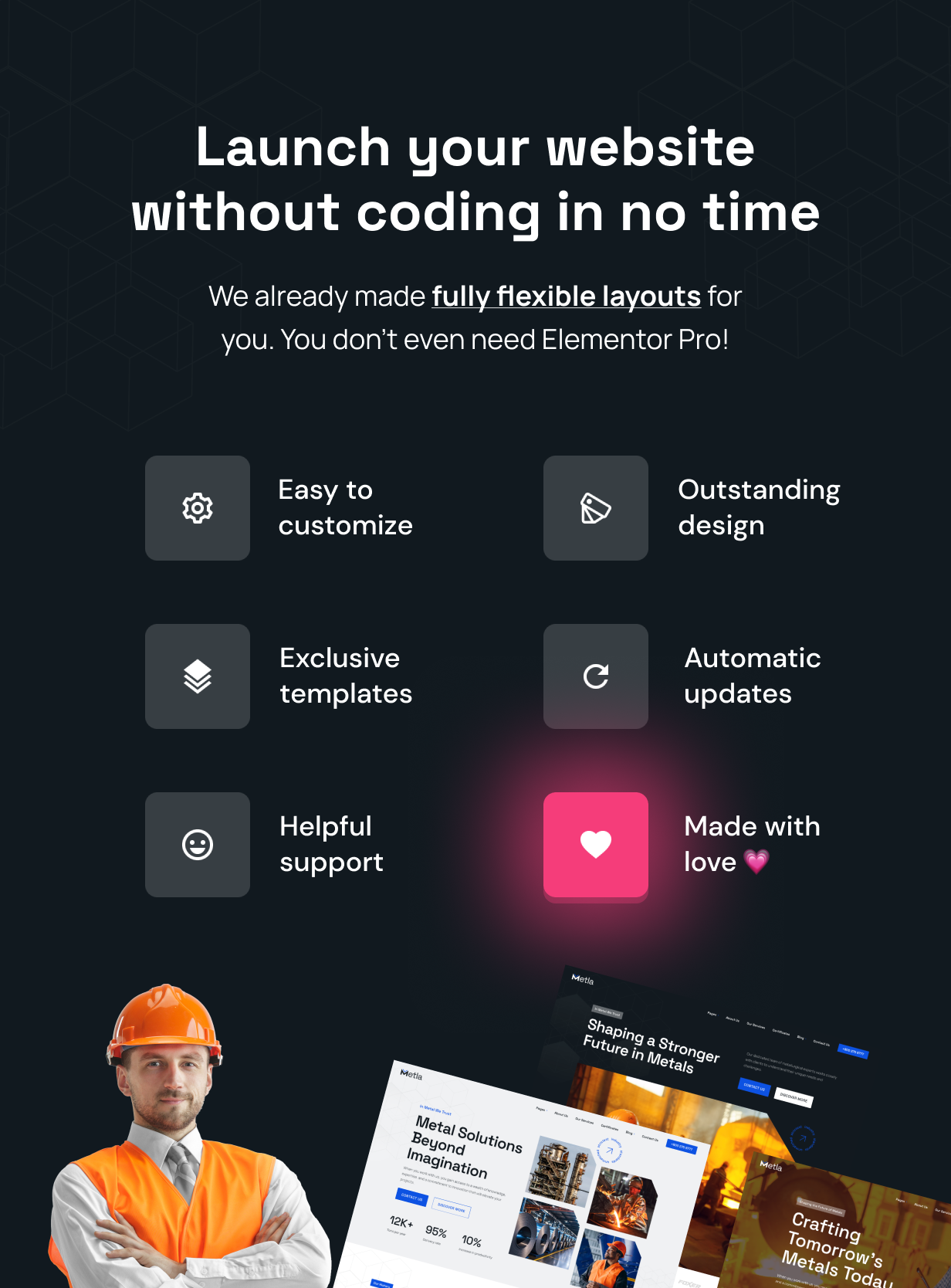 Metla - Metallurgy Industry & Factory WordPress Theme