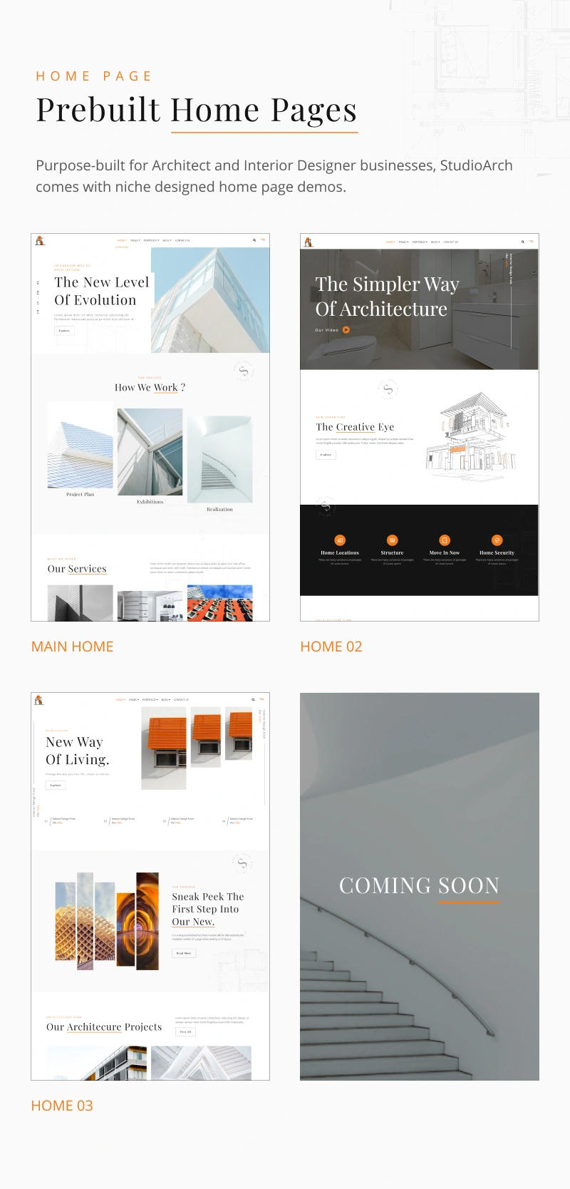 Studio Arch - Luxurious Architecture & Interior Designers WordPress Theme - 3