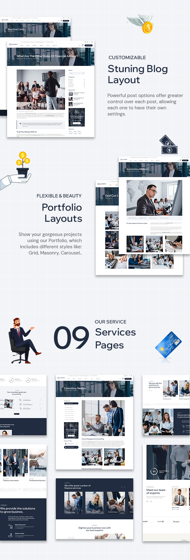 Cleanfin WordPress Theme