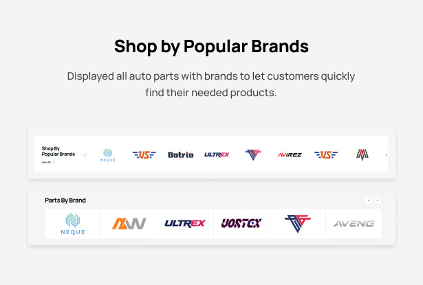 Autozpro Auto Parts WooCommerce WordPress Theme - Shop with pupular Brand