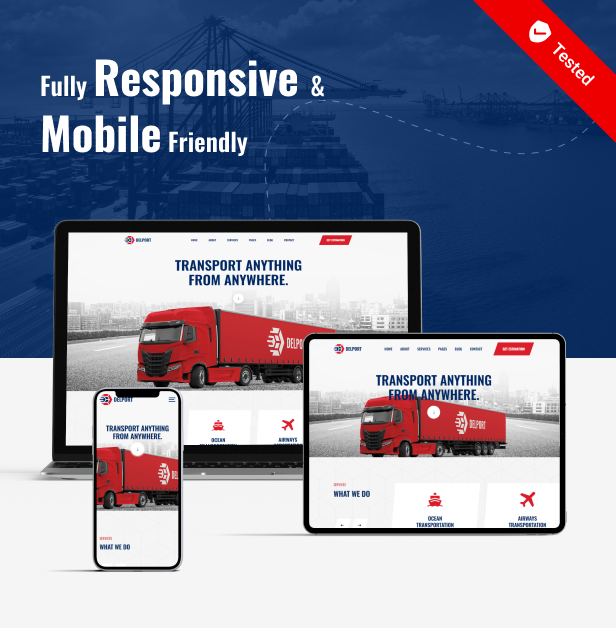Delport - Logistics & Transportation Business WordPress Theme + RTL - 3