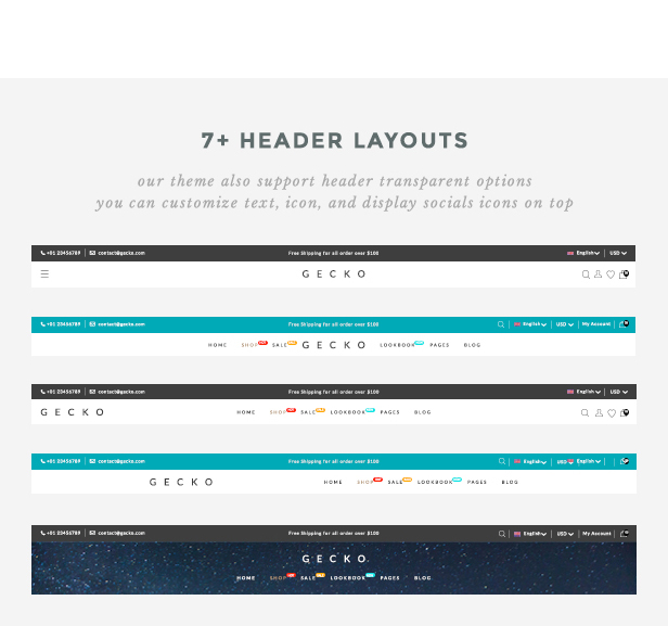 Gecko - Powerful Ajax WooCommerce Theme - 4
