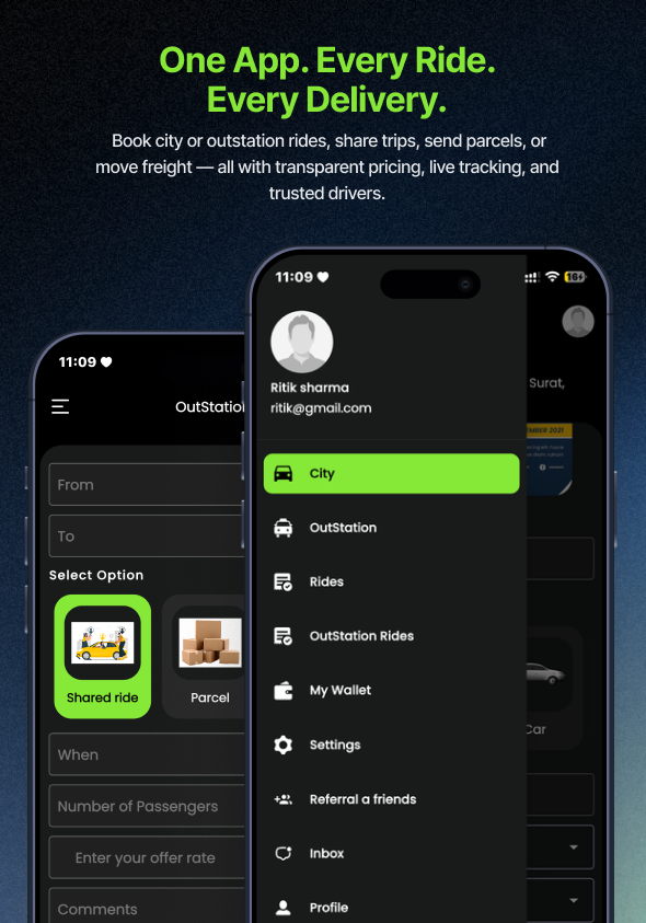 GORIDE | InDriver Clone | Flutter Complete Taxi Booking Solution with Bidding Option - 7