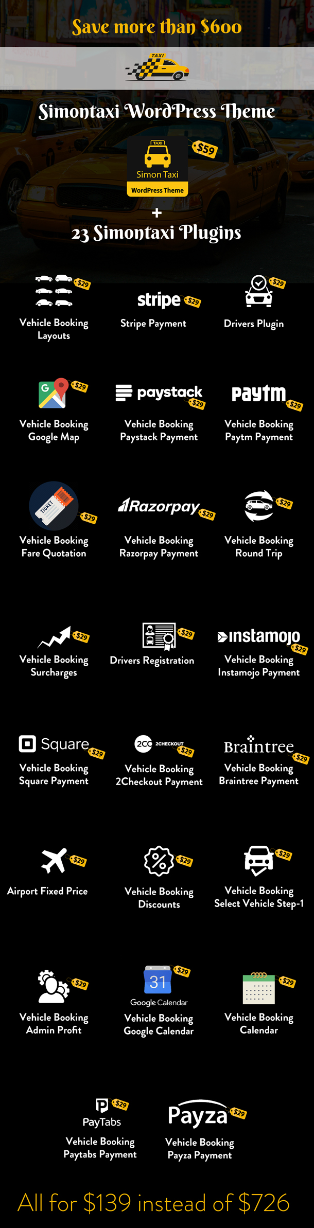 SimonTaxi Plugin Bundle - 1