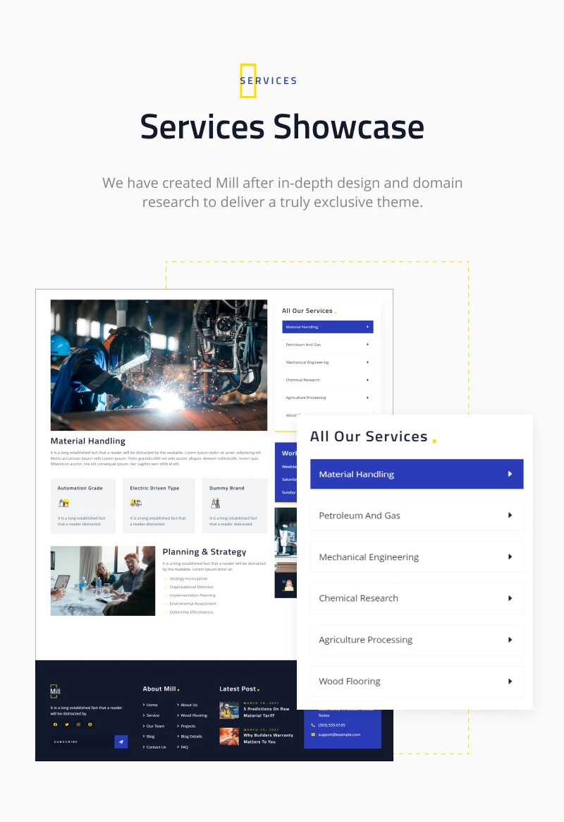 Mill | Industrial WordPress Theme - 14