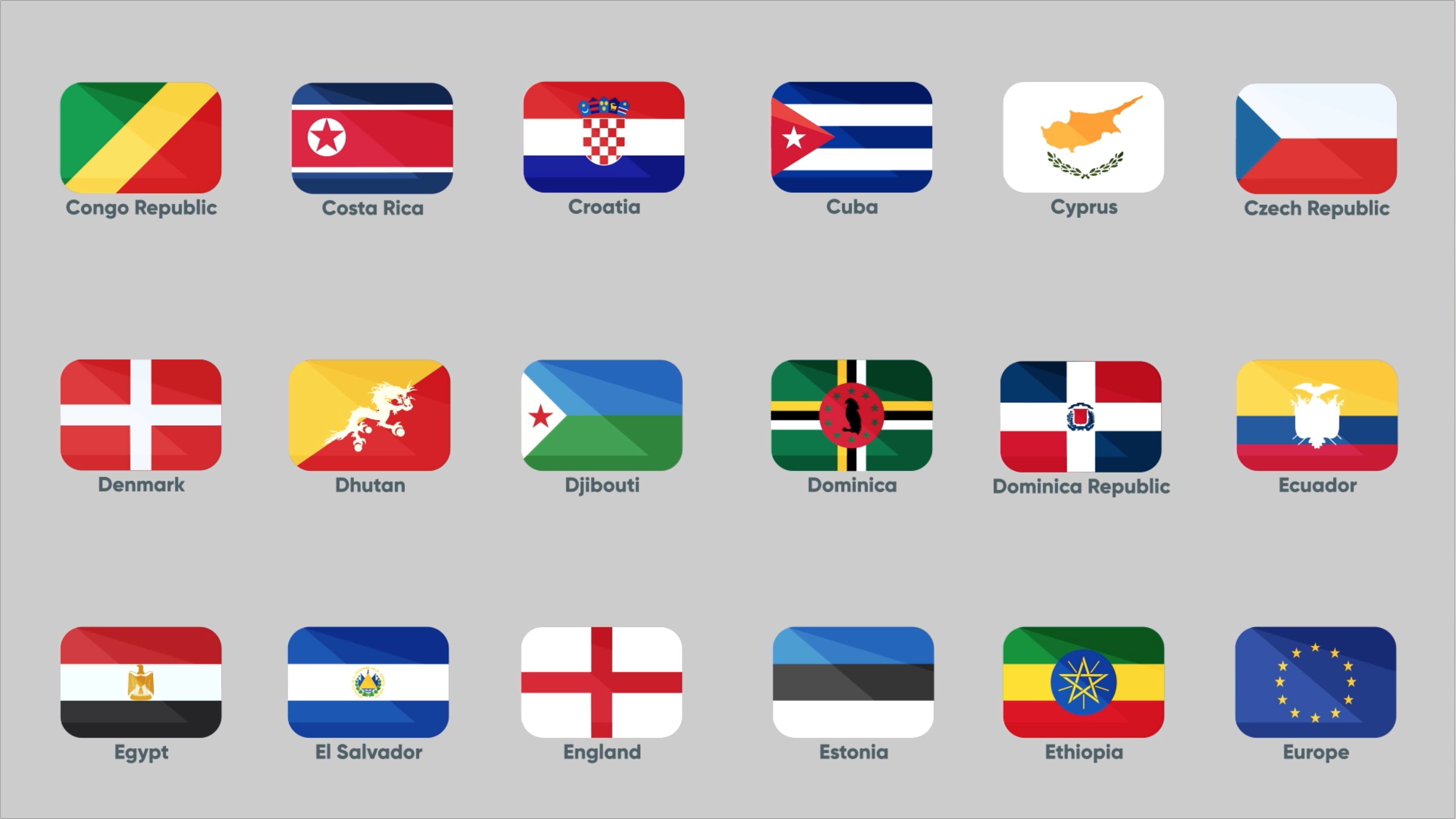 199 Animated Flag Icons - 3