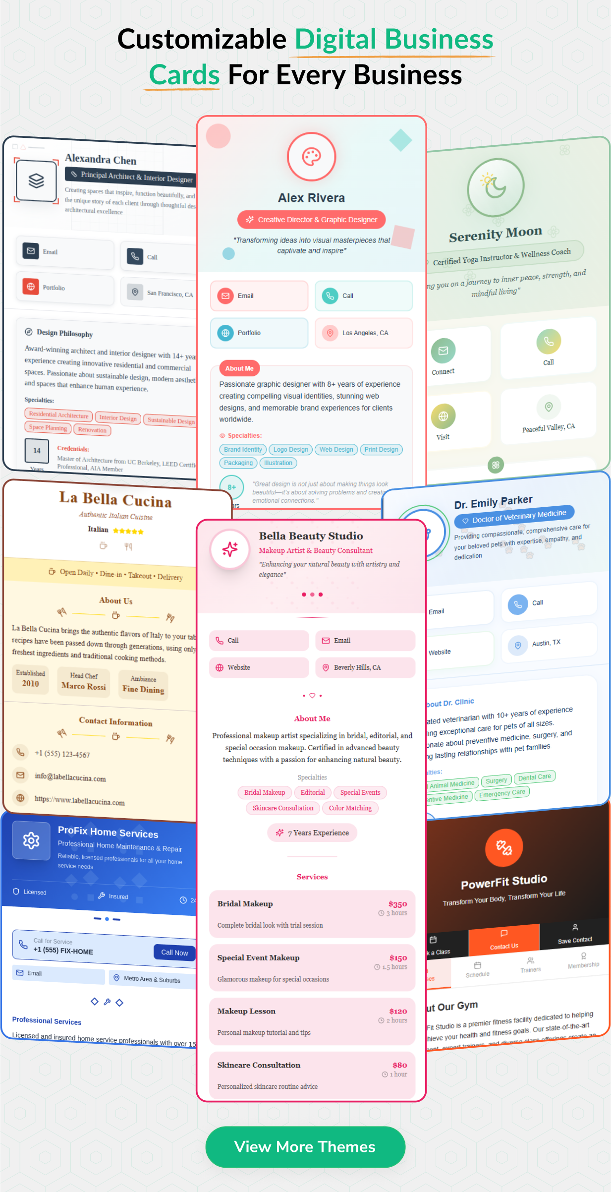 vCard SaaS - Digital Business Card Builder - Bio Links Builder - 41