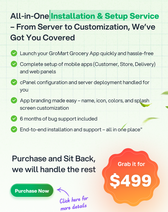 GroMart | Grocery Store App | Grocery Delivery | Multivendor Grocery Flutter App - 2