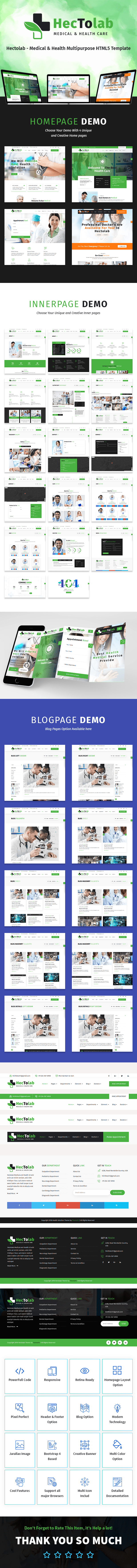 Hectolab - Medical & Health Responsive Bootstrap5 Template - 1