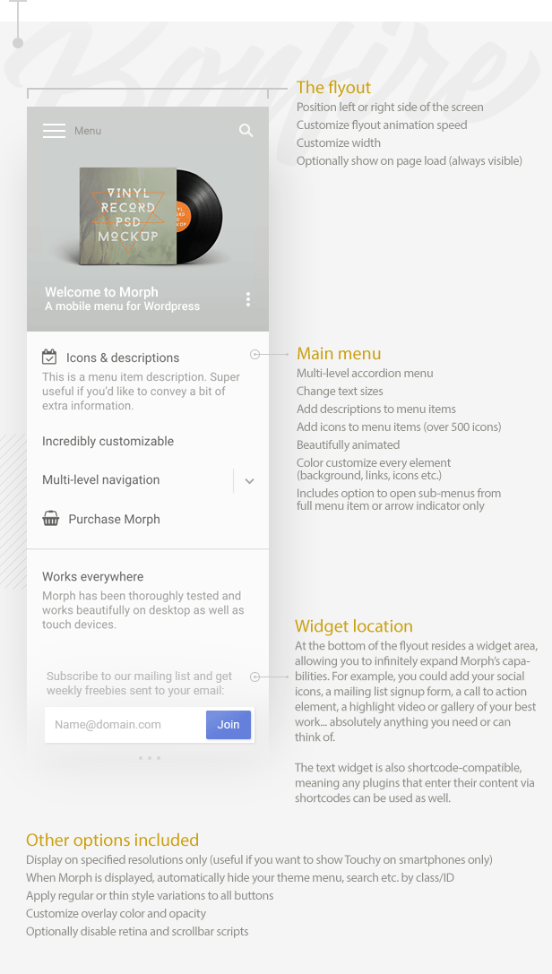 Morph: Flyout Mobile Menu Plugin for WordPress, WP Plugins ft. mobile &  menu - Envato Elements