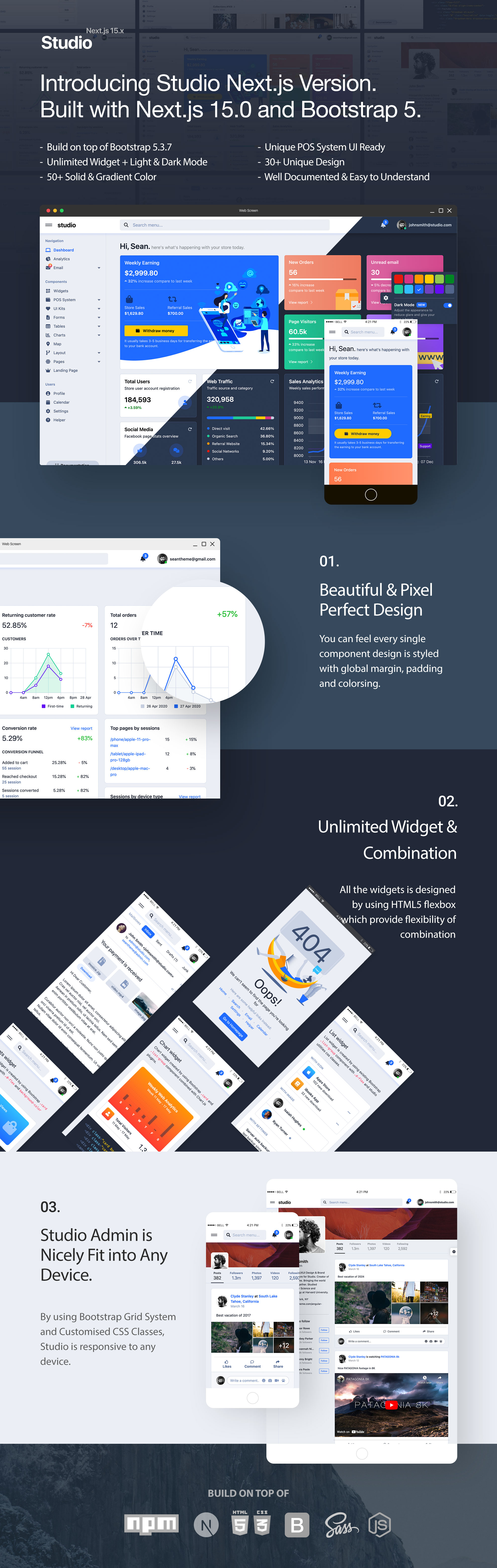 Studio - Next.js 15.x + HTML Admin Template - 9