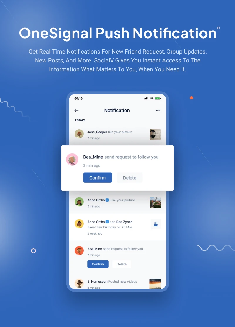 SocialV - Social Network Flutter App with BuddyPress (WordPress) Backend - 23
