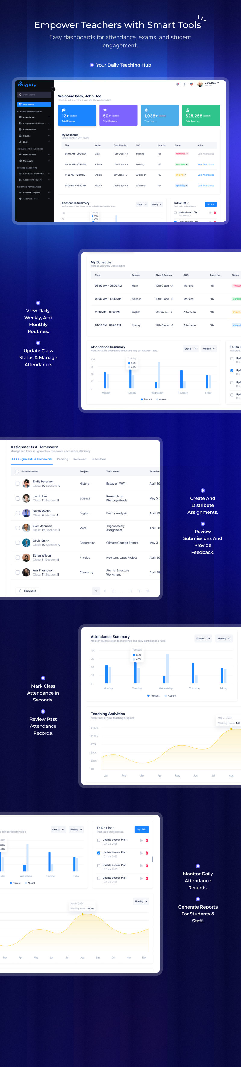 Mighty School Pro - School Management System (ERP, Multi-Branch, SaaS) - 13