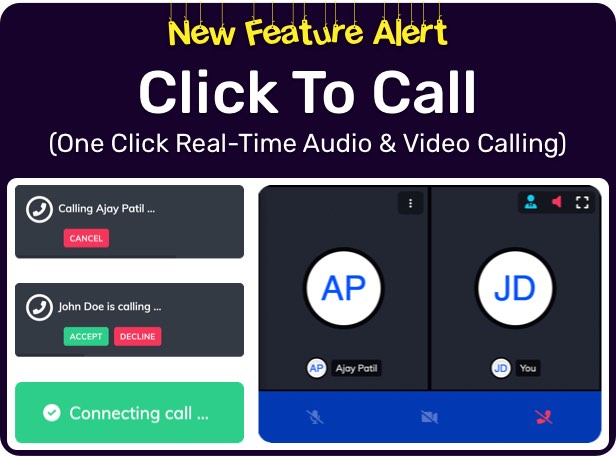 Connect - New Feature - Live Chat, Real Time Messaging