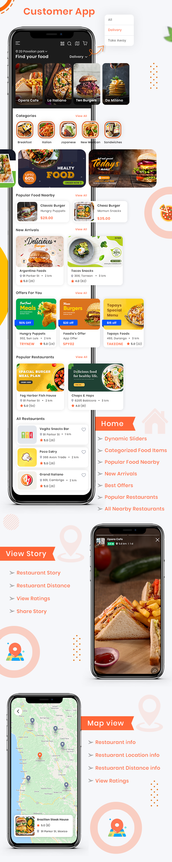 Foodie | UberEats Clone | Food Delivery App | Multiple Restaurant Food Delivery Flutter App - 14