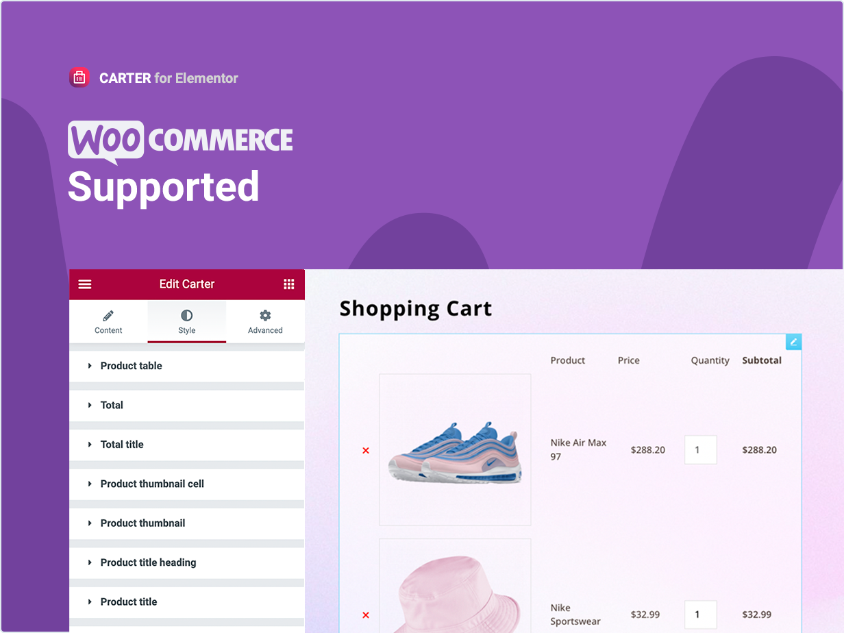WooCommerce Supported
