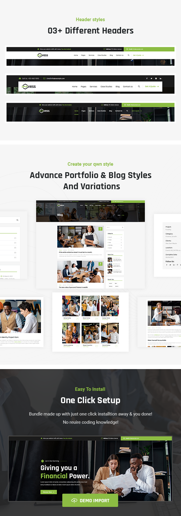 Invess Accounting & Consulting WordPress Theme