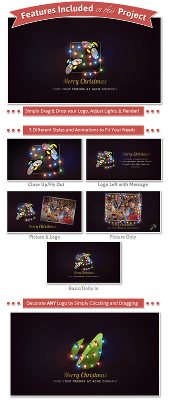 Christmas Lights Logo & Slideshow - 4