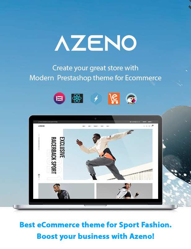 Azeno - Sport Fashion Ecommerce Prestashop Theme