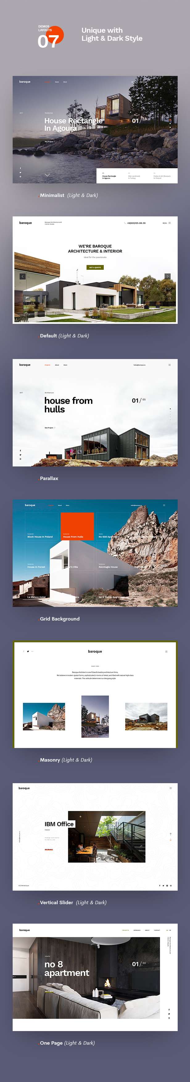 Baroque | Architecture & Interior PSD Template - 7