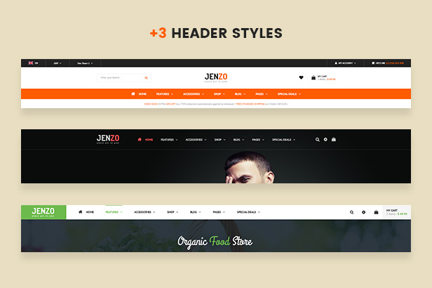jenzo - Opencart Teması