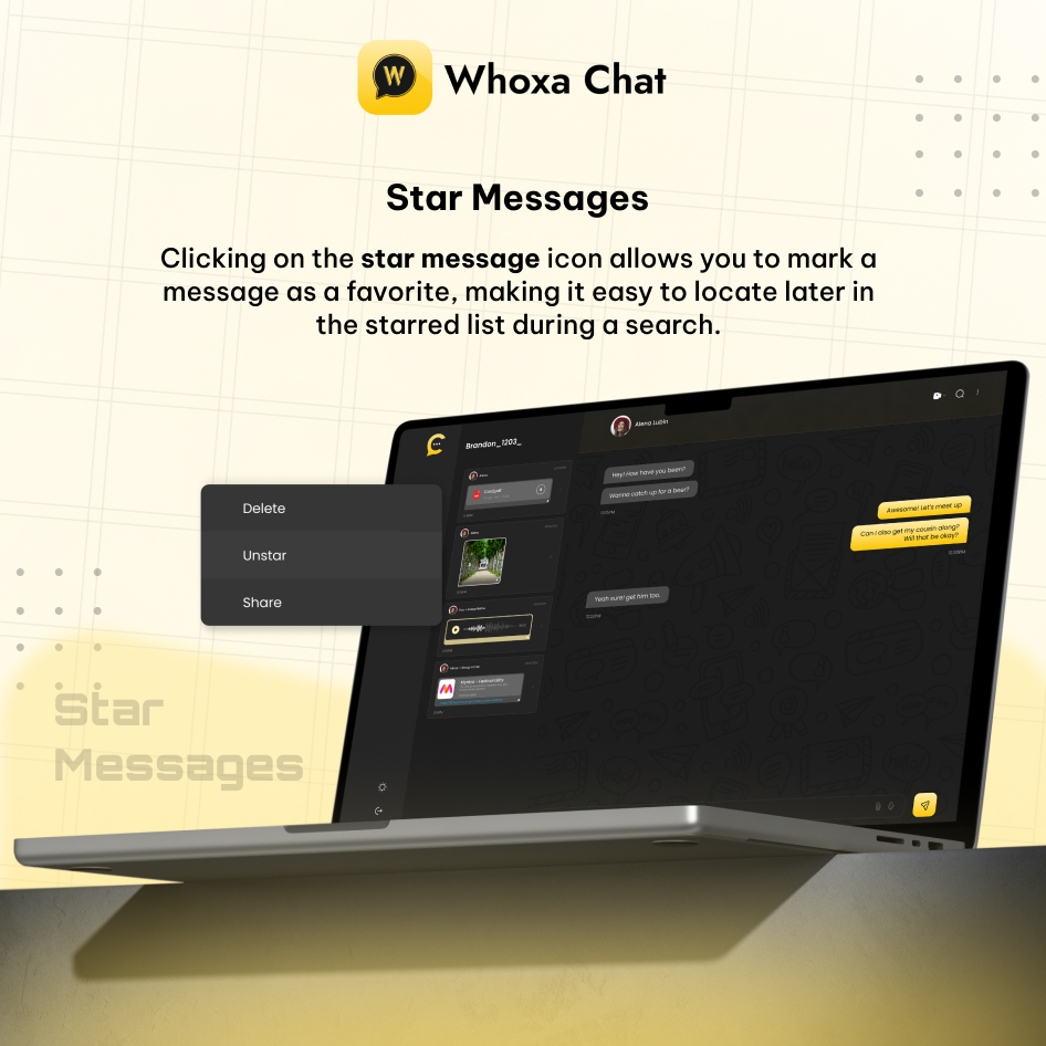 whoxa chat script