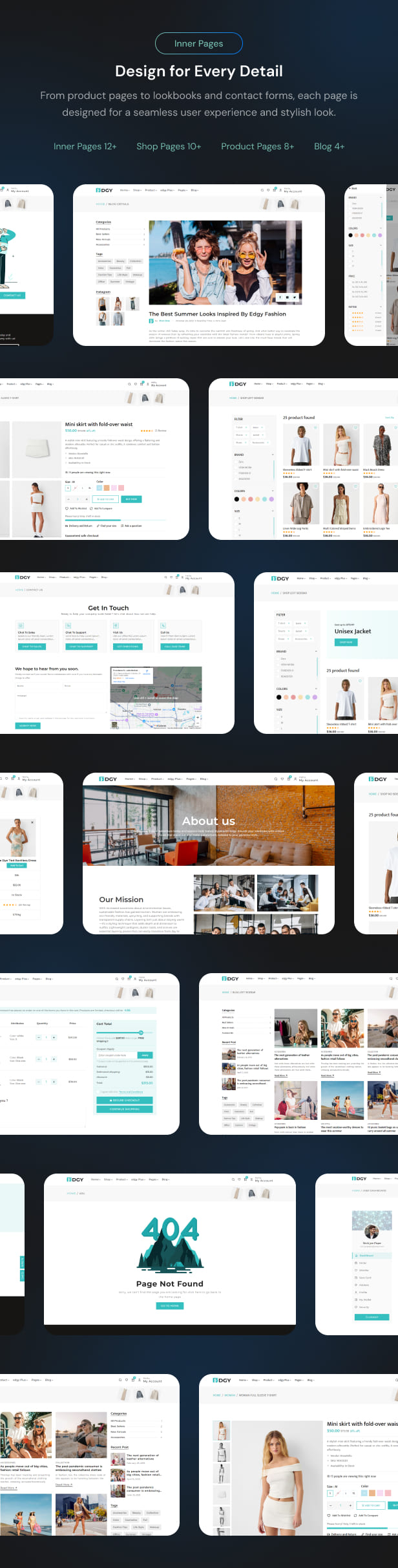 edgy Multipurpose Ecommerce HTML Theme