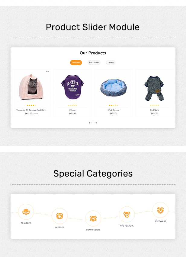 PetShop - Responsive Food Pet Store OpenCart 3 Theme - 5