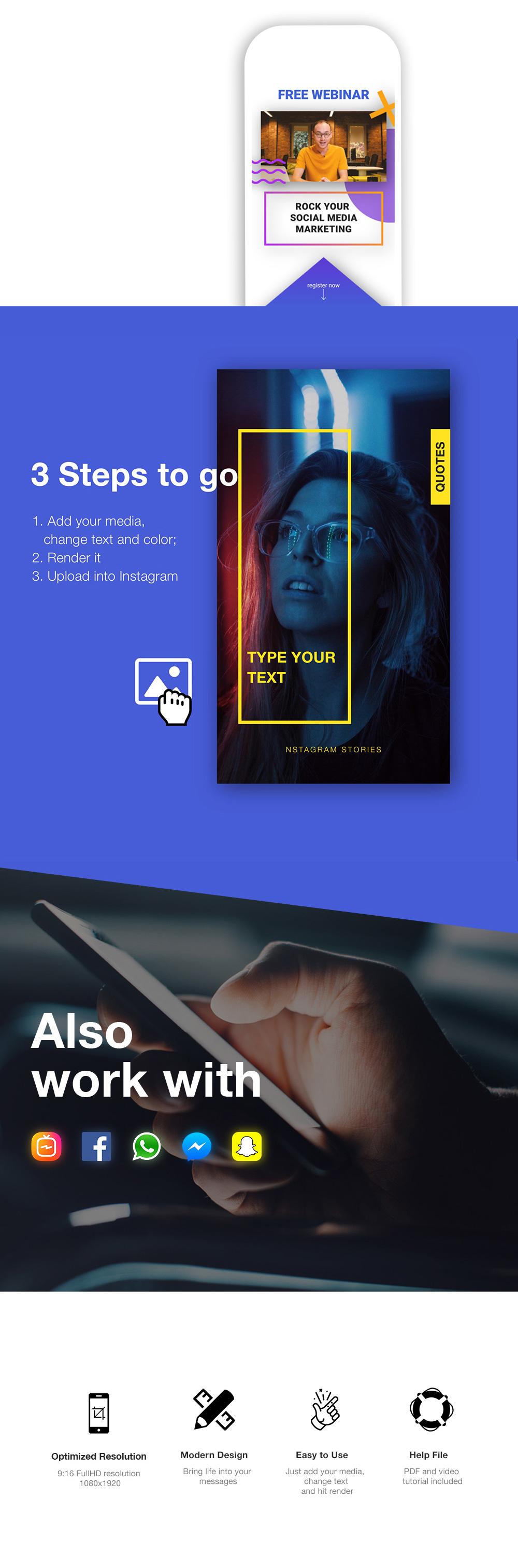 Instagram Stories Kit // Instagram Story Pack - 5