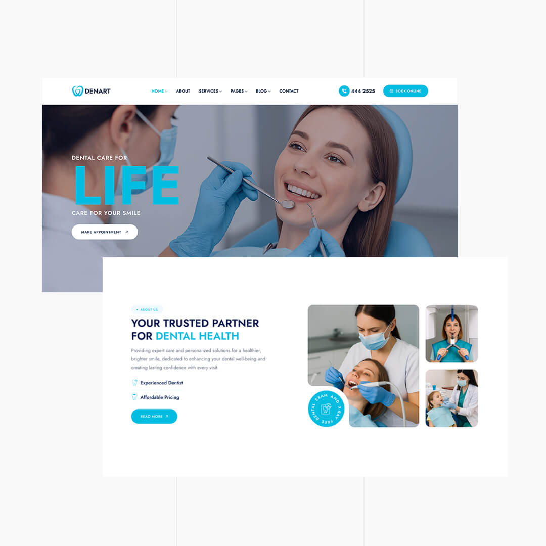 Denart - Dentist & Dental Clinic Template