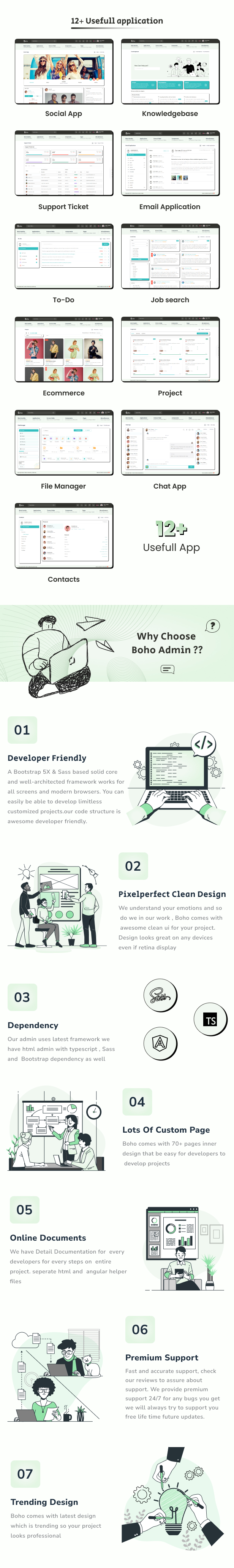 Boho Admin Dashboard theme