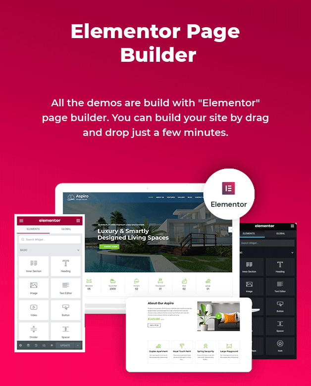 Elementor Builder Available