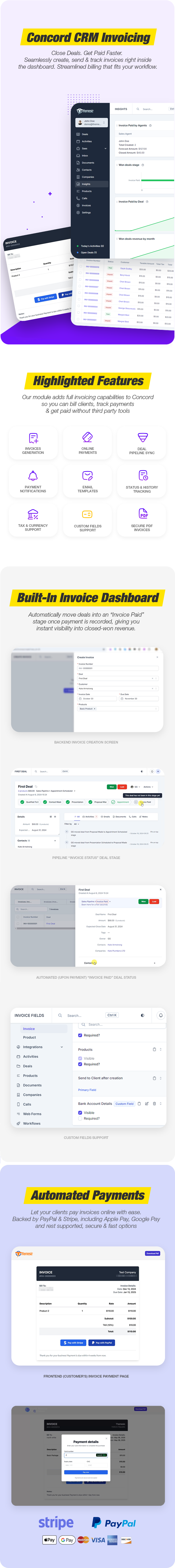 Invoicing Module for Concord CRM - Empower your Deals with Invoices - 1