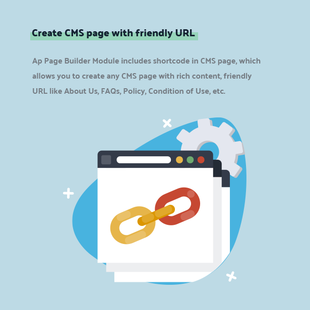 create cms page with friendly url