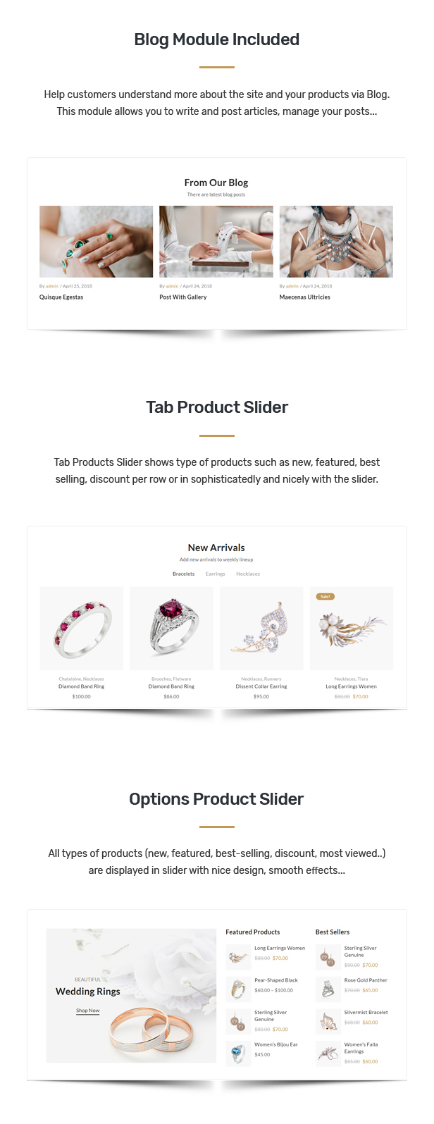 Corano - Jewellery Theme for WooCommerce WordPress