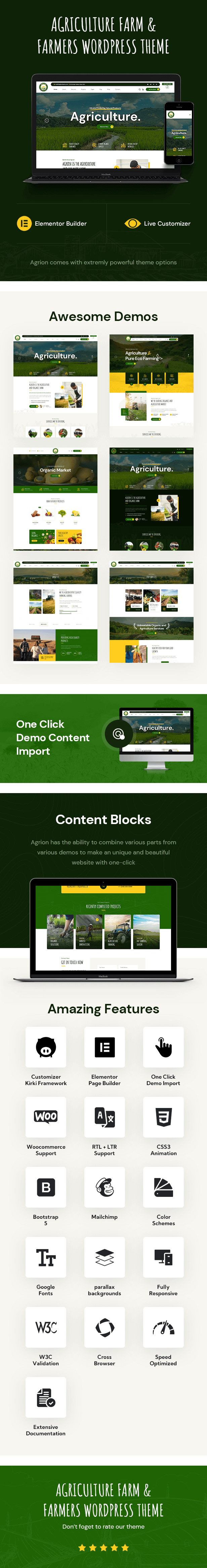 Agrion - Agriculture Farm & Farmers WordPress Theme