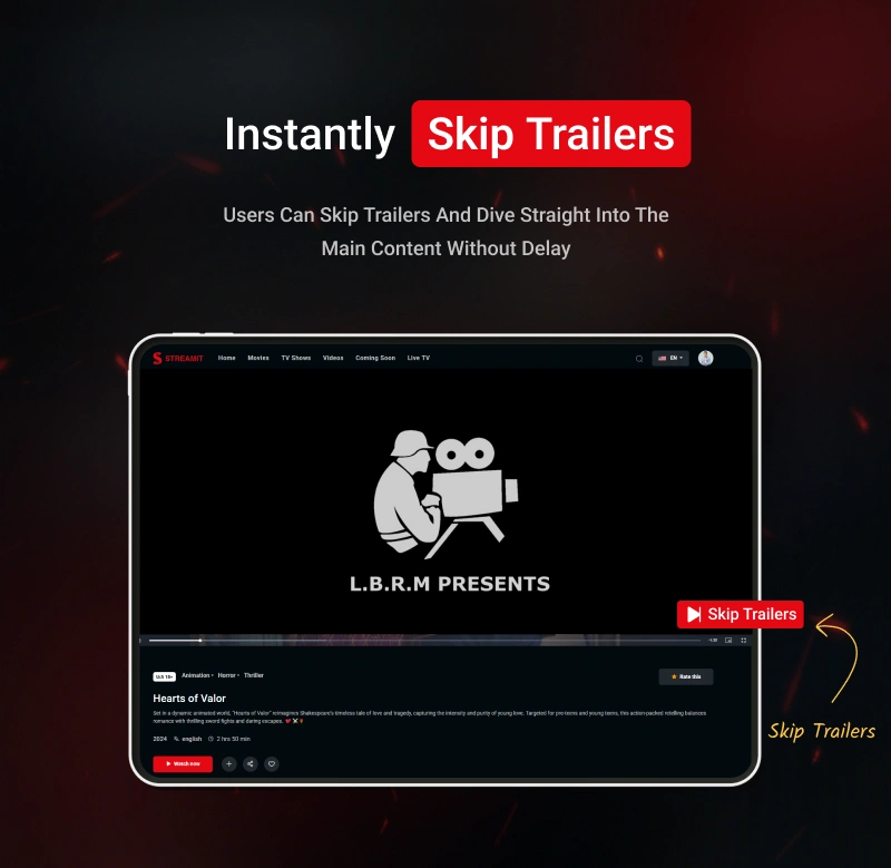 Streamit Laravel - Movie, TV Show, Video Streaming Platform With Laravel with ChatGPT - 22