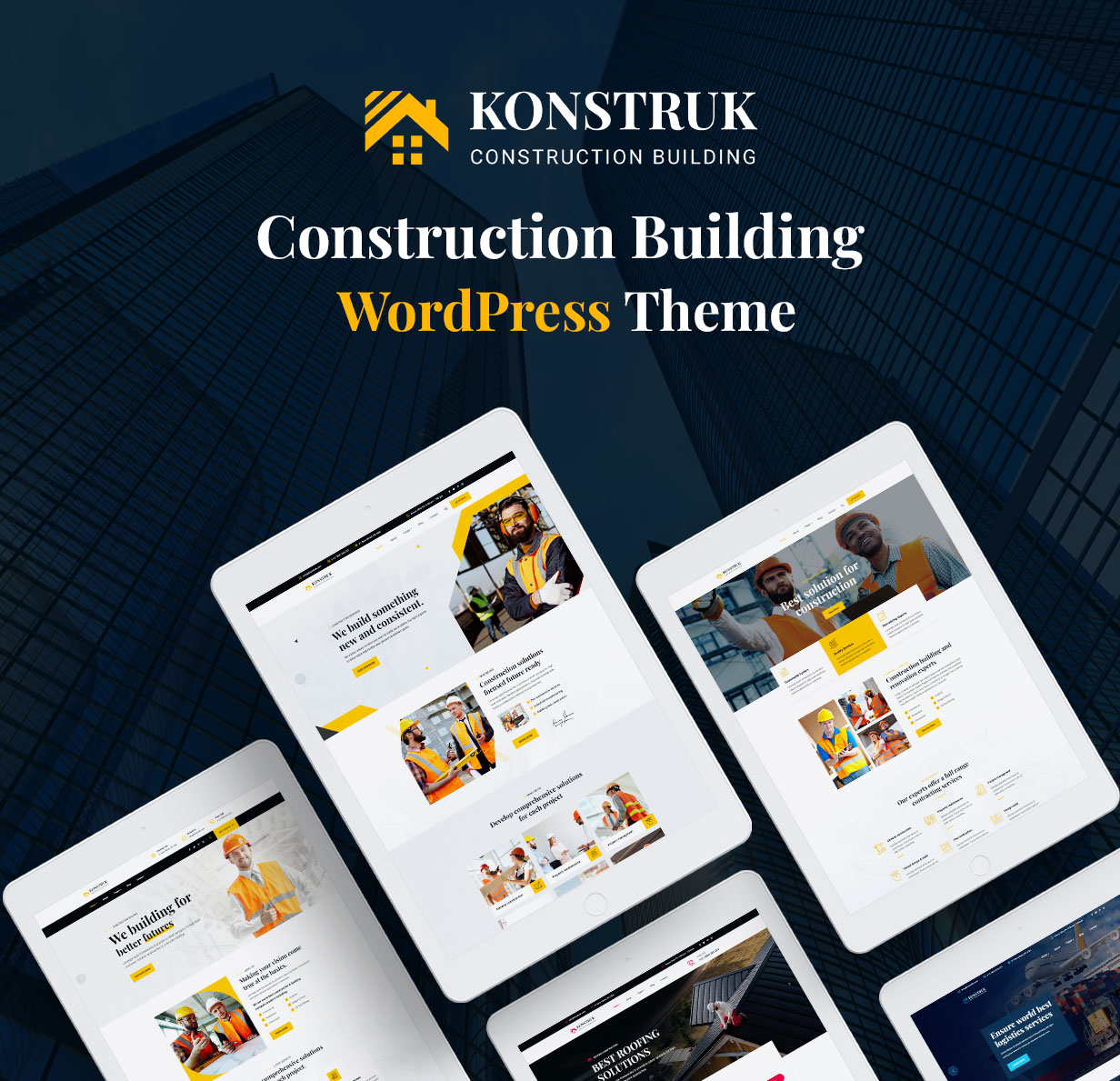 Konstruk - Construction Building WordPress Theme 