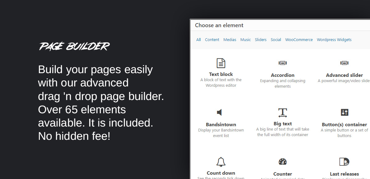 page builder visual composer